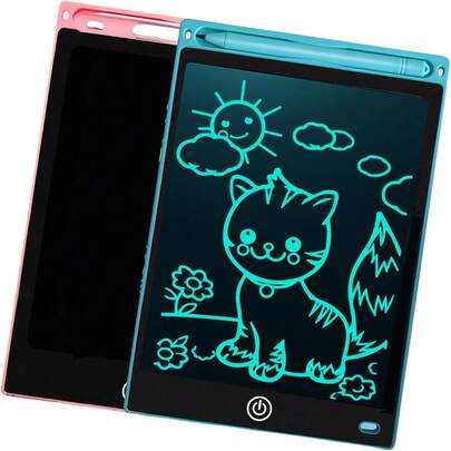 6.5 Inch / 8.5 Inch / 10 Inch / 12 Inch Handwriting Board, Doodle Board, Portable Writing Tablet, Electronic Writing Pad, Reusable Drawing Board, Suitable For Art & Crafts, Home, School And Office Use