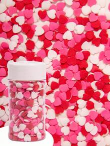 Edible Valentine's Day Cake Decorations, Suitable For Decorating Baked Goods, Cupcakes, Ice Cream, Candies And Cookies - Pink, Ideal For Valentine's Day, Princess-Themed Wedding Parties And Weddings. - Multicolor - View 8