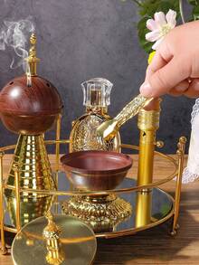 1/3pcs Metal Patterned Clips, Incense Clips, Multipurpose Home Clips, Incense Burner Accessories, Clips (Gold, Silver) - Multicolor - View 4