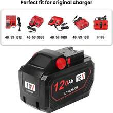 Batería de alto rendimiento de 4 piezas, 8,0 Ah y 20 V, de repuesto para herramientas Black & Decker de 20 V LB20, LBX20, LBXR20, LBXR20B, LBXR2020, LBX4020, LB2X4020 y LST220. - Cantidad: 4 - Ver 2