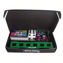 Ultimate Dice Rage Game Set! 24 Dice + 80 Wild Cards + Giant Dice, 5 Min Fast-Paced Party Game, Perfect For Game Nights & Travel With Friends - Multicolor - View 7