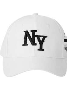 男女通用条纹细檐棒球帽，复古刺绣字母设计，休闲棒球帽，涤纶材质，适合春夏佩戴 - 帽子 - 查看 12