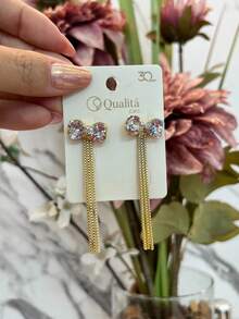 Gold Plated Earrings - Vàng - Xem 3