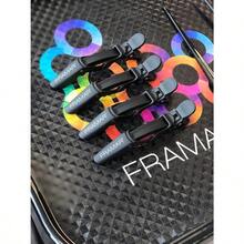 Framar Gator Grips Black Styling Hair Clips - Professional Black Hair Clips With Hair Styling And Sectioning Rubberized - Wide Teeth And Durable For Hair Salon 4 Pack - 黑色 - 查看 5