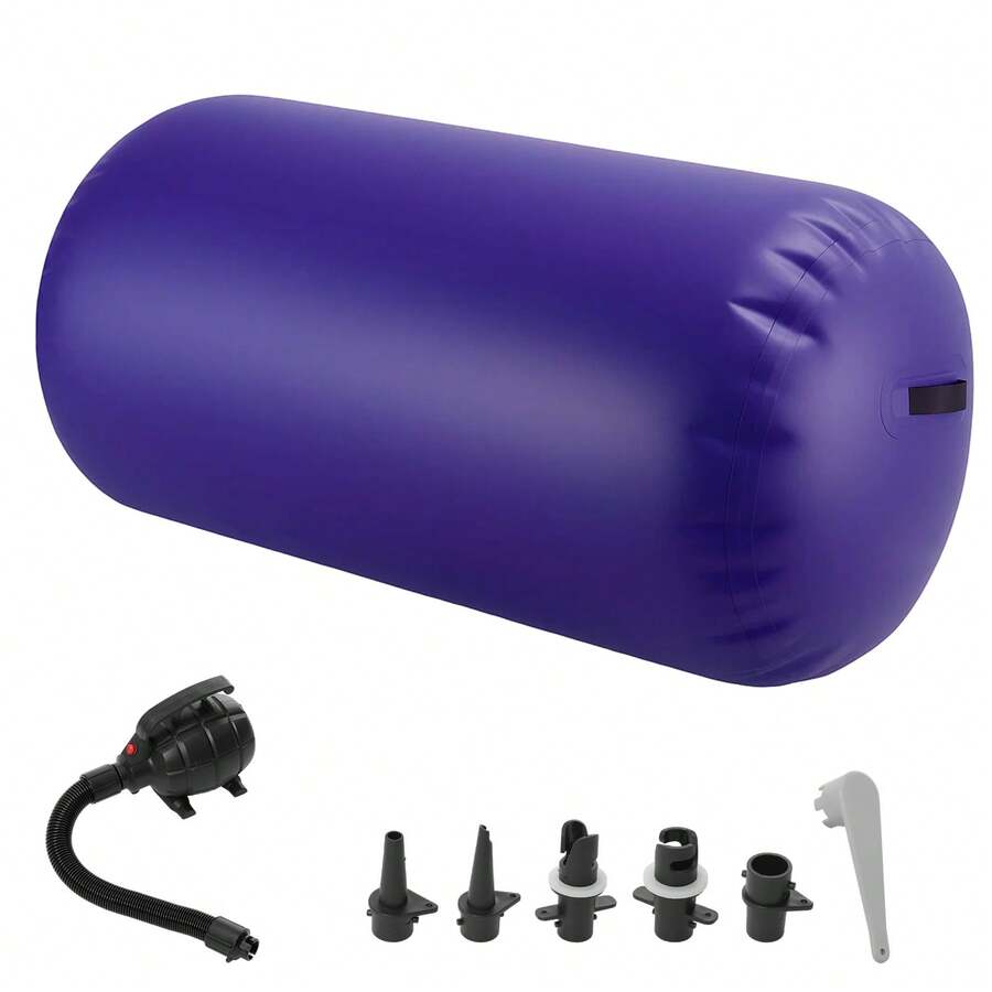 100*60*60cm Air Roller Inflatable Tumbling Gymnastics Roller Mat For Training Bouncing Training Aid With Pump - Purule - View 1