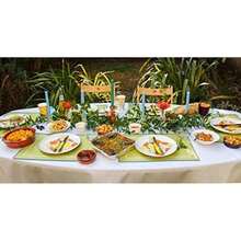 Talking Tables 20 servilletas cítricas limones y naranjas | Servilletas de papel coloridas para decoupage | vajilla desechable para fiesta de verano, comida aire libre en el jardín, picnic(Rosa Mittel) - Multicolor - Ver 10