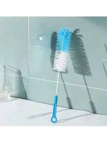 1 Piece Long Handle Cup Cleaning Brush, Kitchen Glass Bottle Cleaning Brush, Washing Milk Bottles And Tea Cups, Manual Cleaning Tool Without Electricity,Long-Handled Milk Bottle Brush, Baby Cup Brush, Cup Brush, Long Bottle Brush, Flexible Household Cleaning Tools - Multicolor - View 2