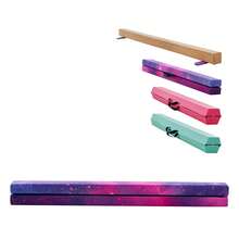 Barra de Equilibrio para Gimnasia Infantil Plegable, Carga 136,1 kg, con Base Antideslizante, con Bolsa Transporte, Galaxia, para la Coordinación y el Control Corporal, 2380 x 105 x 60 mm - Morado - Ver 8