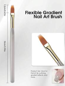 1 قطعة/4 قطع مجموعة فرش تحديد الأظافر، ألياف نايلون طويلة جداً وماصة بشكل عالي. فرش تحديد الأظافر ناعمة ومرنة، سهلة المسك، خالية من الروائح، مناسبة لأنماط الأظافر الناعمة والتصاميم الرقيقة، يمكن استخدامها للتحديد والتلوين والتظليل وغيرها. قابلة للاستخدام في الشبكات والفرنسية وفن الأظافر والأومبري وأنماط الأظافر المختلفة.