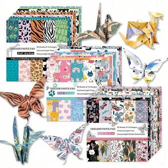 Origamipapper 50 ark 30 designer dubbelsidiga scrapbookingkartongpapper origamimönsterpapper hantverk dekorativa papper för scrapbookingkorttillverkning bohemisk. Perfekt present till alla hjärtans dag/jul