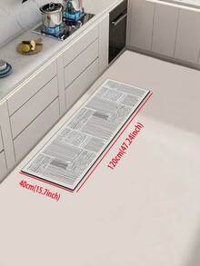 【热销！！！】1 件装软橡胶厨房地垫，3.5 毫米厚，现代抽象手绘风格吸水大尺寸厨房地毯，可自行裁剪以适应厨房尺寸，表面织物材质，中间海绵层，底部橡胶层，适用于厨房地毯、厨房装饰、婚礼装饰、家居装饰、浴室地垫、玄关地垫、洗衣房地垫、走廊地毯、客厅地垫等。 - 彩色 - 查看 19