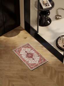 1pc European Style Indoor Decorative Large Rug, New Faux Wool Washable Bottom Indoor Carpet, Living Room Rug, Sofa Rug, Bedroom Rug, Bedside Anti-Slip Mat, Dining Room Kitchen Rug, Office Chair Pad, Entryway Doormat, Outdoor Picnic Mat, Outdoor Camping Blanket - Multicolor-1 - View 17