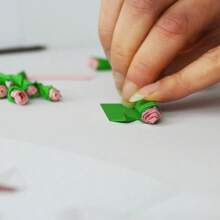 1 Pc Write Me Roses: 12 Personalized Paper Rose Bouquet Kit | Gift Box Included