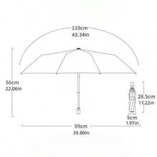 Sanrio 新款三丽鸥甜美Hello Kitty可爱创意卡通图案时尚折叠便携式乙烯基遮阳伞，晴雨两用 - 彩色 - 查看 8