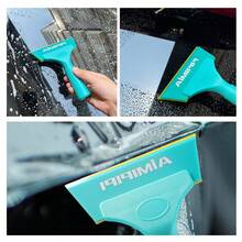 汽车贴膜、牛肋刮刀、带手柄防水膜、耐用玻璃防水牛肋刮刀、双层软橡胶条