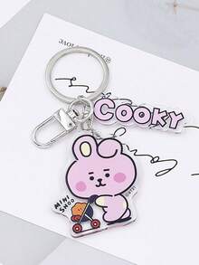 1 pieza Llavero con colgante acrílico estilo Kpop, regalo de cumpleaños para la novia - Multicolor - Ver 23