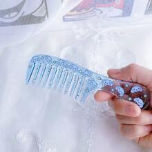 [ Authorized ] Sanrio Cartoon Hello Kitty Kuromi Cinnamon Roll Melody Cute Mini Comb, Coarse Toothed Soft Girl Portable Makeup Comb, Hairpin Comb, Birthday Gift, Christmas Gift