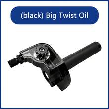 1pc CNC Aluminum Alloy Motorcycle Throttle Grip Sleeve, See-Through Fuel Tank Cover Accessory - one-size - View 1