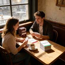 Game Card Couple Dialogue Card Interactive Communication Adult Card Game Q&A Chessboard Game Card Married Couple Speak Your Love Language Card Couple Heart To Heart Dialogue Card - Rust Brown - View 6