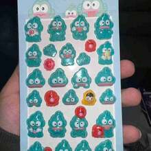 1pc Cute Cartoon Music Anime Sticker, 3D Stereo DIY Sticker, Phone Sticker, Children's Creative Sticker, Black Pupil Waterproof Sticker, Decorative Sticker For Party, Handcraft, Phone, Girls' Gift. Note: Some Color Variations May Occur, Shipped Randomly. - Multicolor - View 13