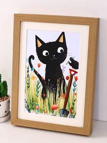 Kids Artwork Frame Changeable - Magnetic Door Holds 100 Art Pieces - 8.5x11 Letter Size Display With Mat Or 10x12.5 Without Mat - My Mini Masterpiece - Multicolor - View 14