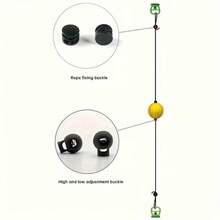 Boxing Reflex Ball For Hand-Eye Coordination, Home Boxing Training Equipment, Double-Ended Punching Ball, Suitable For Adult And Child Indoor Exercise, No Hammer Installation, Fixed By Suction Cup, Relieve Anxiety And Stress, Sports Reaction Training Ball - Multicolor - View 11