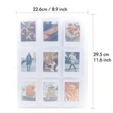 1pc 288-Pocket 3-Inch Mini Photo Album Photocard Binder Holder For Inst Ax Mini LiPlay EVO 7s 8 8+ 9 11 25 26 50s 70 90 Film, Snap SnapTouch PIC-300 Z2300 Mint Zip Instant Camera Printer - Photo Album - View 3