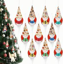 20 juegos de adornos colgantes de gnomo de lectura para amantes de los libros de Navidad, adornos colgantes de gnomo sueco, decoraciones colgantes para árbol de Navidad, para - 10 - Ver 13