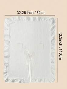 1pc Baby Stroller Cover With Bow Decor & White Lace, Suitable For Baby Stroller & Bassinet, Protect Baby From Sun, Dust And Wind, Newborn Gift - Multicolor - View 2