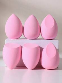 6 piezas Esponja de maquillaje, adecuada para corrector en crema y en polvo, aplicador de maquillaje en polvo suelto, maquillaje, barato, decoración de habitación, tocador, viaje, dormitorio, accesorios de maquillaje, borla, difuminador de maquillaje, borla de polvo, esponja de maquillaje, barato, rellenos de calcetines, maquillaje, herramientas de maquillaje, cosas baratas, regalos, regalos para mujeres, regalos de Navidad - Multicolor - Ver 3
