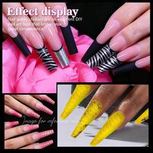 硅胶双头美甲模具贴纸，适用于多层美甲、凝胶美甲、法式美甲，硅胶垫