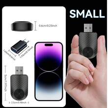 Spedal Adaptador inalámbrico 2 en 1 para CarPlay y Android Auto, conector enchufable y listo para iOS 10+ y Android 11+, con puertos USB-A/USB-C duales, compatible con vehículos de 2016 en adelante con CarPlay cableado de fábrica - CL-325 - Ver 5
