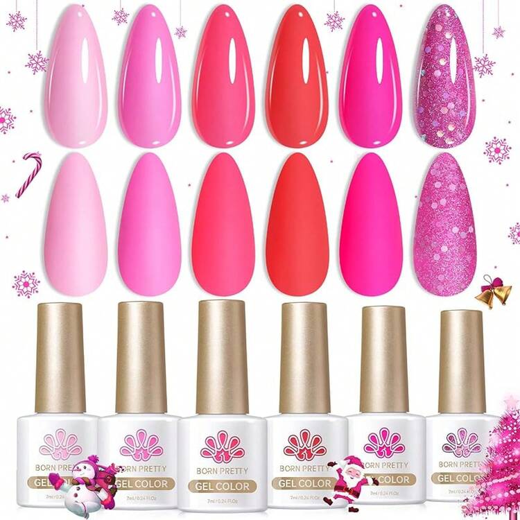 Nail Art Accessories - Hot Pink - View 3