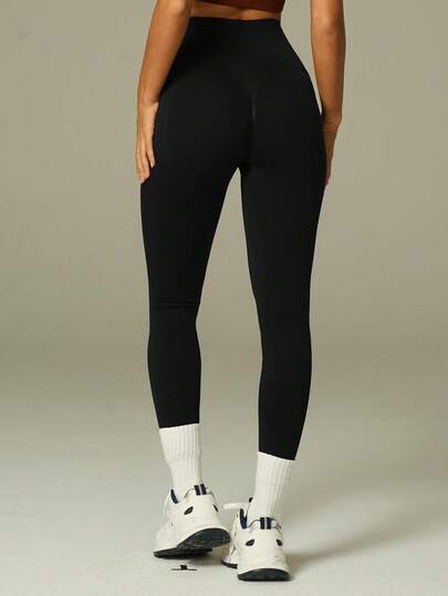 UONNOU 1 pieza Leggings moldeadores para mujer, medias reductoras, pantalones de fitness, levantamiento de glúteos, control de cintura y abdomen, moldeado de piernas, diseño cruzado en forma de V, bloqueo de color, resistente a las arrugas, tejido de punto sin costuras, suave y cómodo, adecuado para deportes, al aire libre, gimnasio, yoga, correr, ejercicio, diario, casual, oficina, calle, fiesta de vacaciones, etc. Ropa deportiva de moda, adecuada para primavera y verano