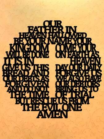 1pc Jesus Christ And Cross Metal Wall Decor - Iron Religious Symbol - Home Decoration, Wall Hanging, Living Room, Bedroom, Dining Room, Patio, Church, Outdoor Decor, Spiritual Gift