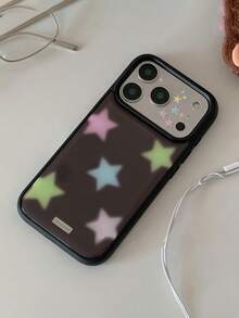 Ốp lưng điện thoại acrylic chấm bi phong cách Bohemian cổ điển, tương thích với các dòng máy 17 Pro Max, 17 Pro, 17, 16, 15, 14, 13, 12, 11 Pro Max, mặt lưng mềm bóng, chống sốc. - Những ngôi sao đầy màu sắc - Xem 5