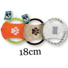 18/20cm Giocattolo per animali domestici con nodi in corda, adatto per casa, cortile, passeggiate all'aperto, addestramento degli animali, durevole e portatile - Multicolore - Visualizzare 6