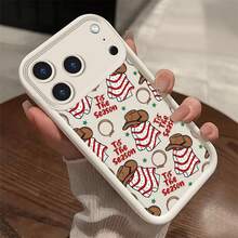 1pc Fashion Trendiphone17phone Case16 All-Includedpromax Refreshing/Plus/15/11 Christmas Tree Soft Sleeve/12 Plastic Skin Feel Tpu/13 Internet Celebrity Interactive Text/14 Candy Color/Appleair - HeavenlyEyeStaircasecowboybrown68WE - View 5