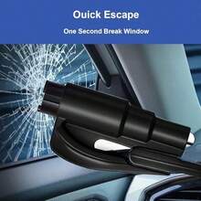 3合1汽車緊急工具 破窗器 安全帶切割器 迷你安全錘 便攜式鑰匙圈設計 多數量與8色可選 多功能救援逃生裝置 輕鬆破窗與切割安全帶 自衛工具 日常必備救命汽車配件 - 彩色 - 查看 12