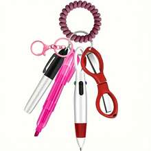 6pcs Nurse Pen Holder Set, Badge Reel, Retractable Mini Nurse Pen, Wearable On Wrist Or Clothes, Nurse's Day Gift - Multicolor - View 9