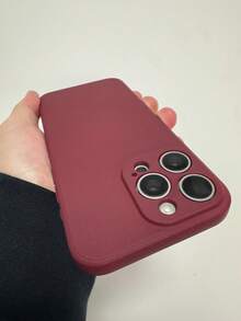 1 pezzo Custodia per telefono slim, alla moda, con bordo dritto, progettata per la protezione della fotocamera, con interno in microfibra morbida e funzione antiurto, compatibile con vari modelli di /OnePlus/Realme/Honor/Vivo, inclusi i modelli da 6 a 17, impermeabile, antiurto, anti-caduta, resistente ai graffi