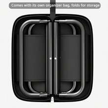 Portable, Foldable Camping Stool – Lightweight, Foldable Stool/Chair, Foldable And Portable Seat, 250 Lbs Weight Capacity – Mini Travel Chair, Suitable For Camping, Hiking, Fishing And Outdoor Activities. - màu đen - Xem 4