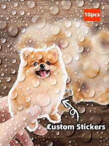 1~100pcs Custom Photo Pet Sticker Customized Name Stickers Personalized Your Pet Photo Dog Cat Name Sticker Die Cut Customizable Waterproof Vinyl Sticker For Laptop Water Bottle Phone Case Merchandise Decor Decal Stuff Gift Idea For Her Him Adults,Multi-Functional, ,Ornamental,Reusable,Exquisite,Stylish,High-Quality,Colorful,Modern,Custom,Personalized,Unique,Ideal Gifts For Him,Ideal Gifts For Her,Boyfriend,Dad,Girlfriend,Mom,Family,Friends,Tea Room,Home,Garden,Office,For Anniversaries,For Valentine's Day,For Mother's Day,For Birthdays,For Father's Day,For Graduation,For Weddings,For Housewarming,Warm Ambience, Autumn Home Refresh, Xmas Decoration,Home Harmony,Office Decor - White - View 50