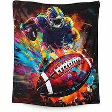 Dallas Flannel Blanket - Tear-Resistant Travel Throw With Team History, Comfortable For Fans, Perfect Gift For Men, Women, And Teens, Blue And White Design, Football Blanket - Nhiều màu - Xem 8