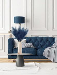 10pcs/20pcs- Artificial Reeds 55cm/21.65in High Fake Pampas Grass Faux Plume Branch For Floor Vase Filler, Home Kitchen Bohemian Decor, Room Decoration, Wedding Party Decoration, Valentine's Day Decoration (Peacock Blue) - Peacock Blue - View 10