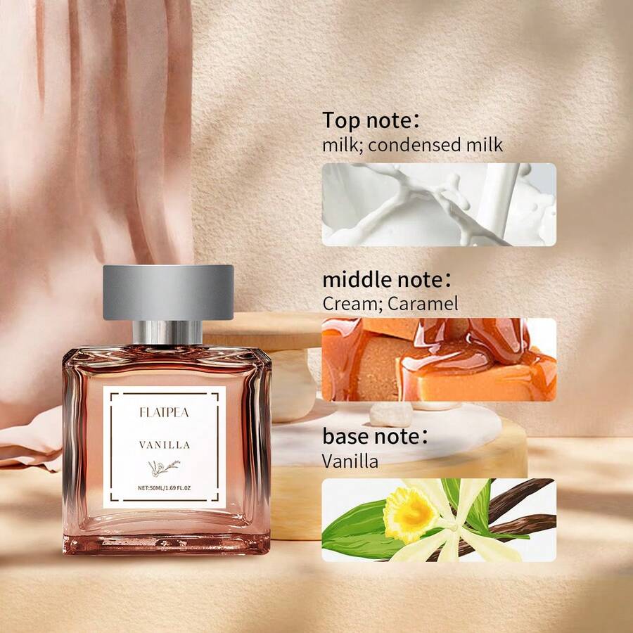 1 Frasco de Aromatizante de Ar com Essência de Leite e Baunilha, Natural e de Longa Duração, Sem Álcool, Adequado para Encontros, Reuniões e como Presente para Amigos - Multicolorido - Visão 1