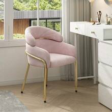 Vanity Stools - Pink + Velvet - View 3