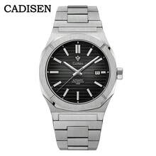 CADISEN Diver Watch Luxury Sapphire MIYOTA 8215 German Designer Men Automatic Mechanical Watches Waterproof Luminous Wristwatch ​   Luxury Automatic Mechanical Watch ​   Retro Automatic Mechanical Watch EGJH - 藍色的 - 查看 5