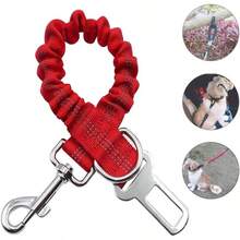 sinraoee Cinturn de  para Perros 3 en 1, Multifuncional, arns Reflectante para Coche con Hebilla y Anilla en D de 360, sin Hebilla. - inicial - Ver 2