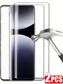 2片装3D曲面钢化玻璃屏幕保护膜,9H硬度,兼容小米Redmi Note 14 Pro/13 Pro+、荣耀Magic 7/6/5 Lite Pro、X9A/X9B/X9C、Mate P30 Pro等机型,防碎防刮,是日常、办公、居家使用的理想屏幕保护装备。防水防震防摔防刮,是保护手机屏幕的必备配件。 - 無色 - 查看 43